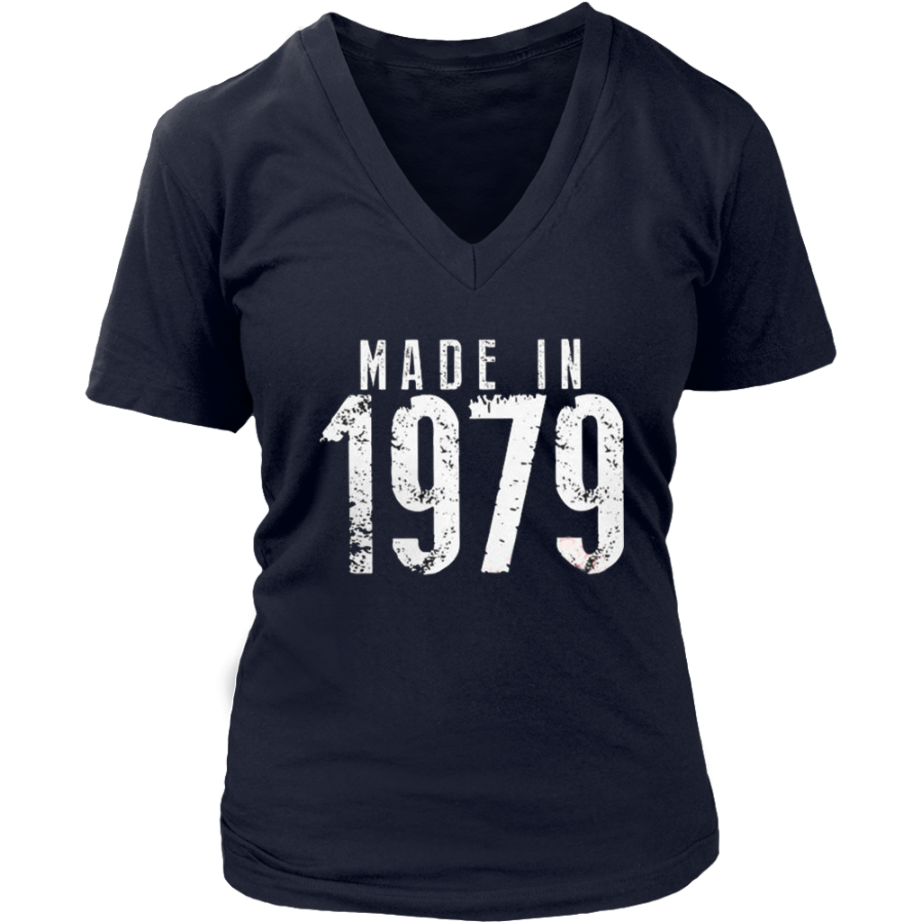 Made in 1979 V-Neck - Shop Sassy Chick
