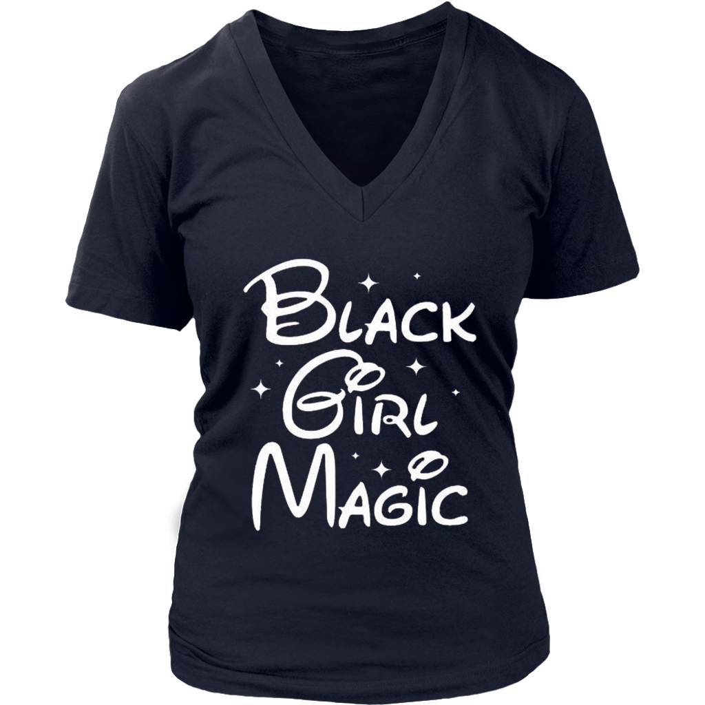 Black Girl Magic V-Neck - Shop Sassy Chick