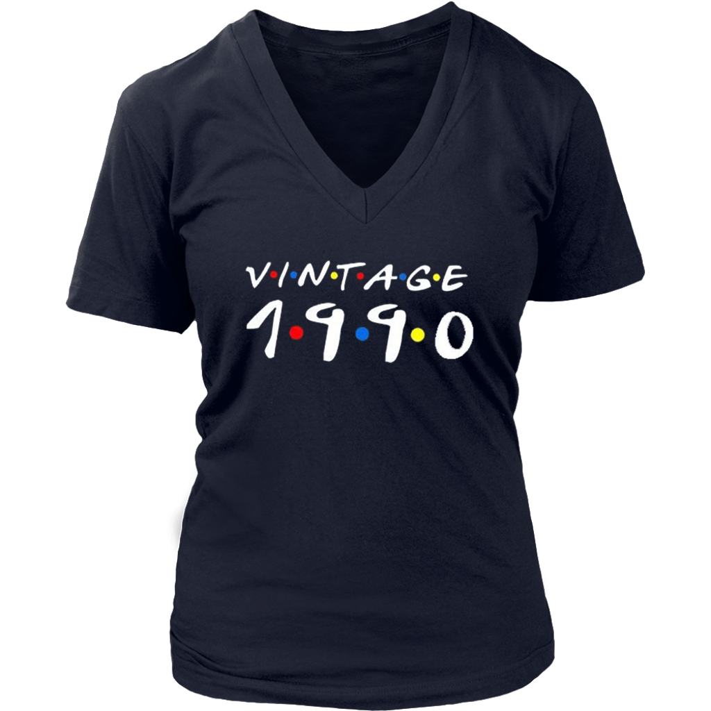 Vintage 1990 V-Neck - Shop Sassy Chick