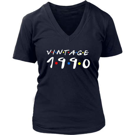 Vintage 1990 V-Neck - Shop Sassy Chick