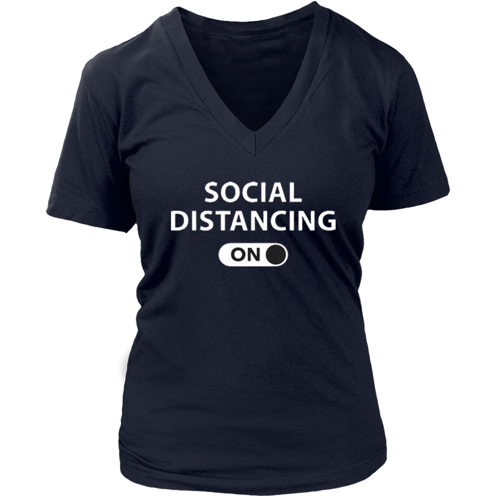 Social Distancing V-Neck - Shop Sassy Chick