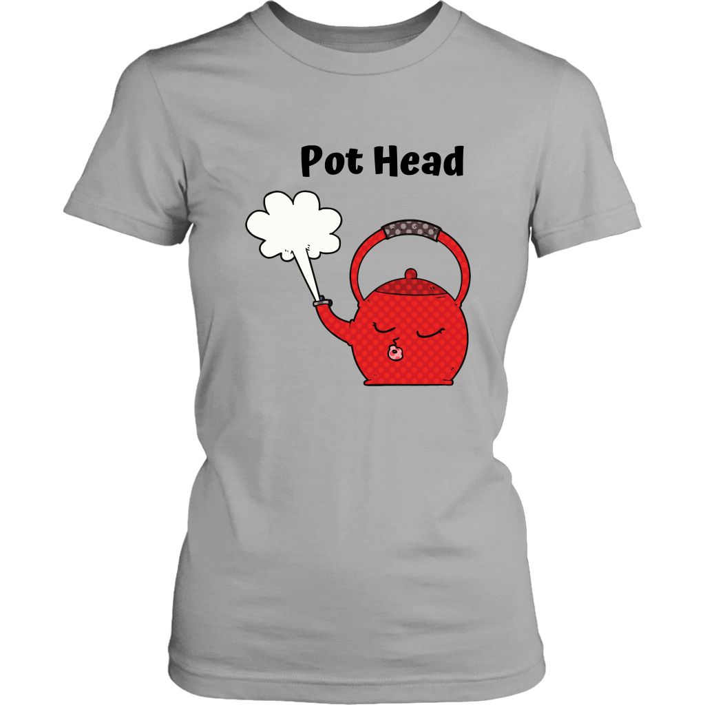 Pot Head Women's Unisex T-Shirt - Grey | Shop Sassy Chick