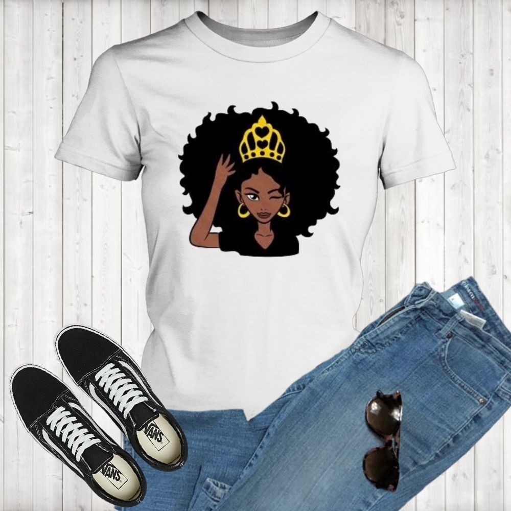 Queen Afro T-shirt