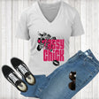 Sassy Zebra V-Neck - Shop Sassy Chick