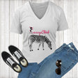 Sassy Zebra V- Neck - Shop Sassy Chick