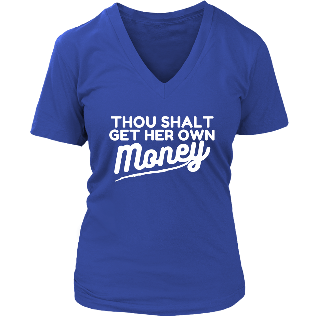 Thou Shalt 1 V-Neck - Shop Sassy Chick