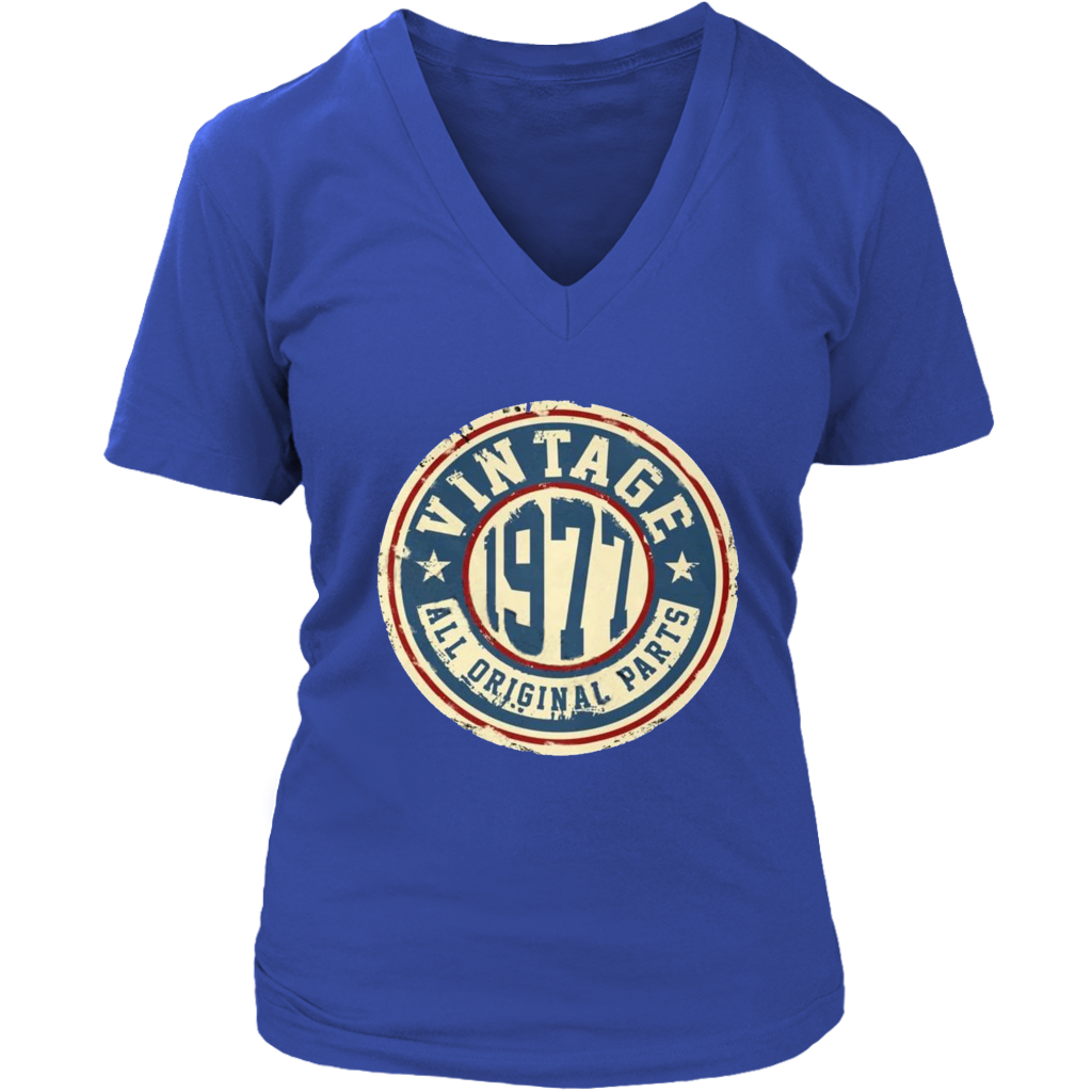 Vintage 1977 V-Neck - Shop Sassy Chick