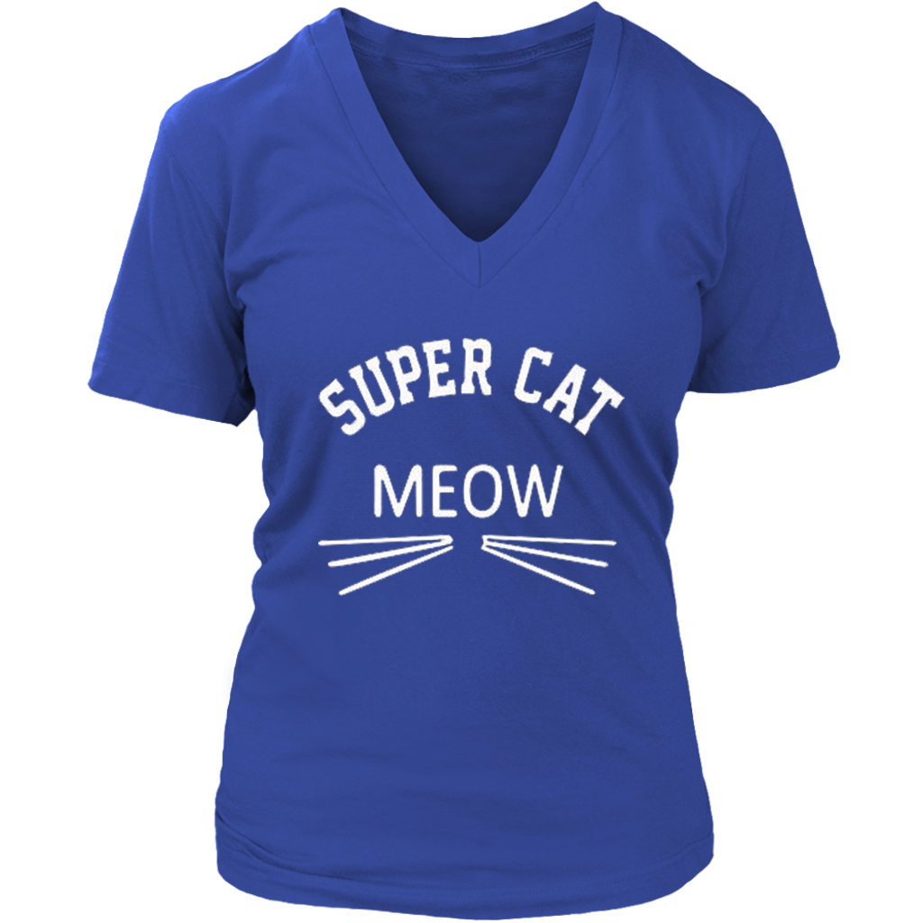 Super Cat V-Neck - Shop Sassy Chick