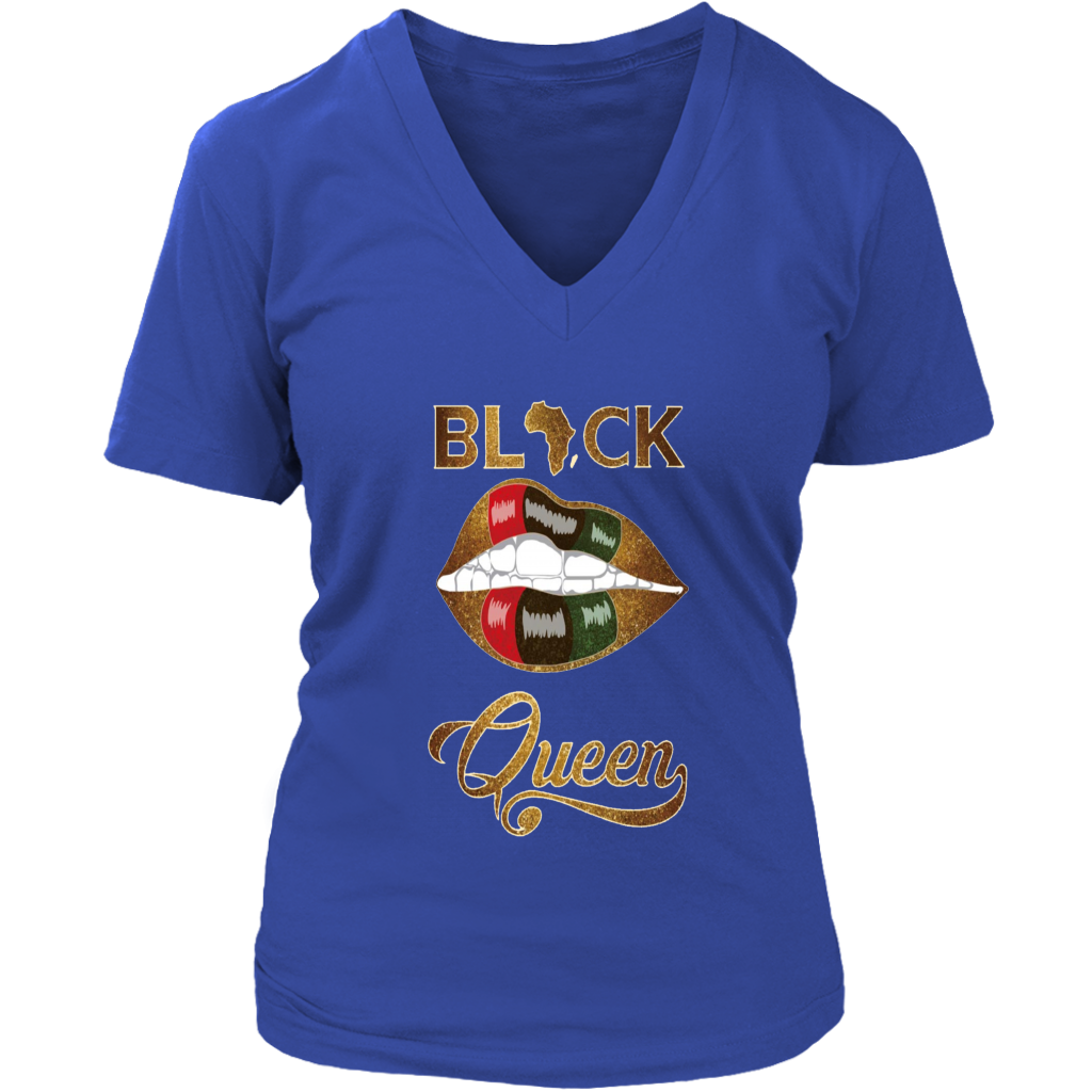 BLCK Queen V-Neck - Shop Sassy Chick