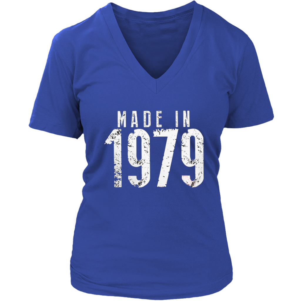 Made in 1979 V-Neck - Shop Sassy Chick