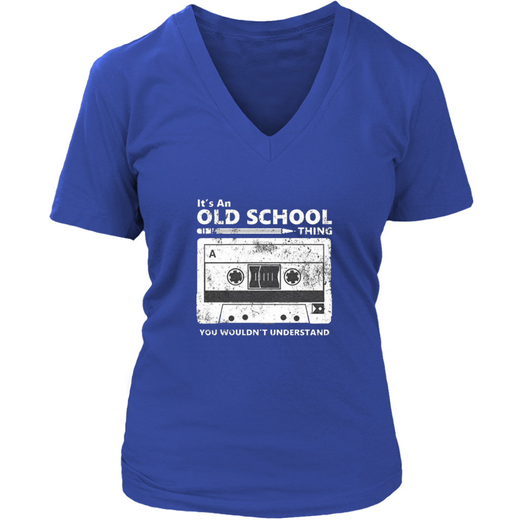 Old School Thing V-Neck - Shop Sassy Chick