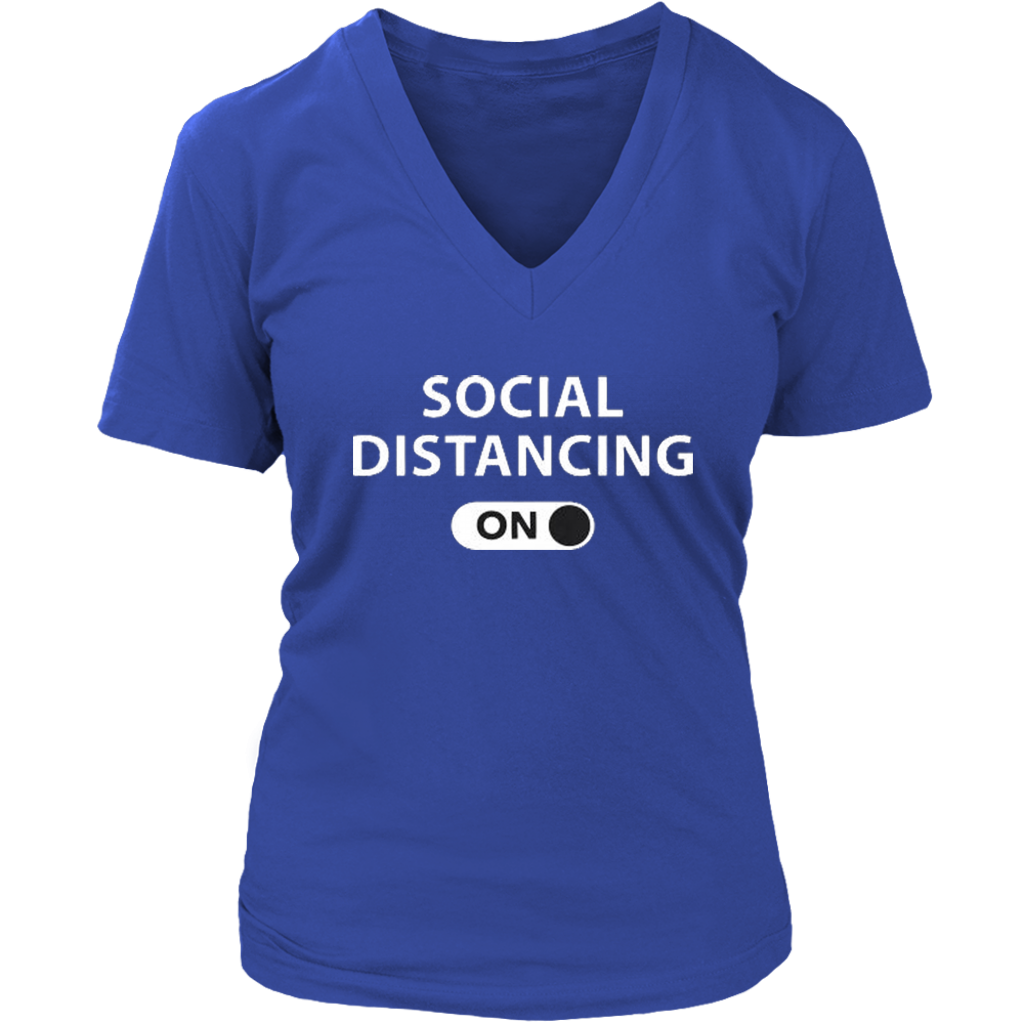 Social Distancing V-Neck - Shop Sassy Chick