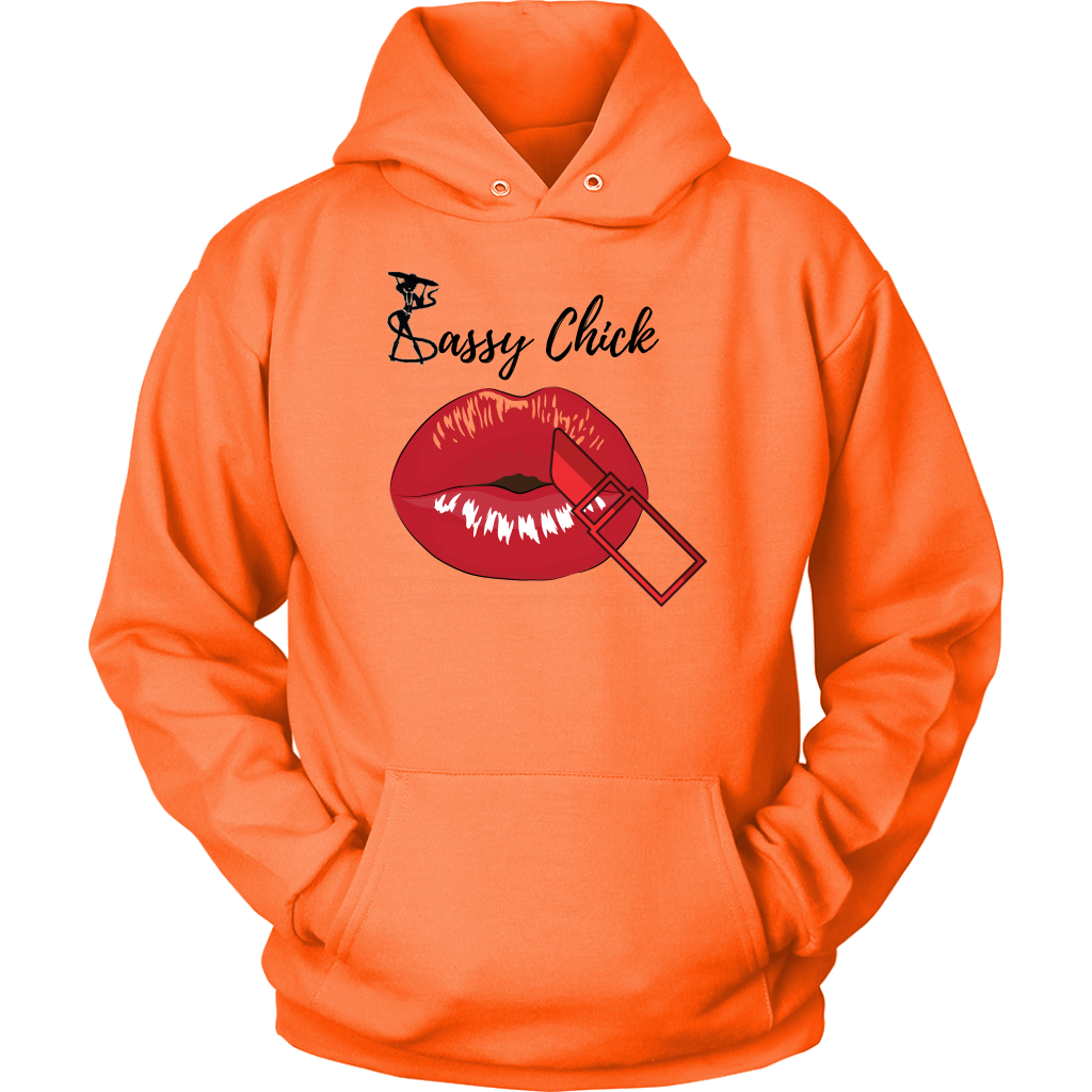 Sassy Red Lipstick Hoodie
