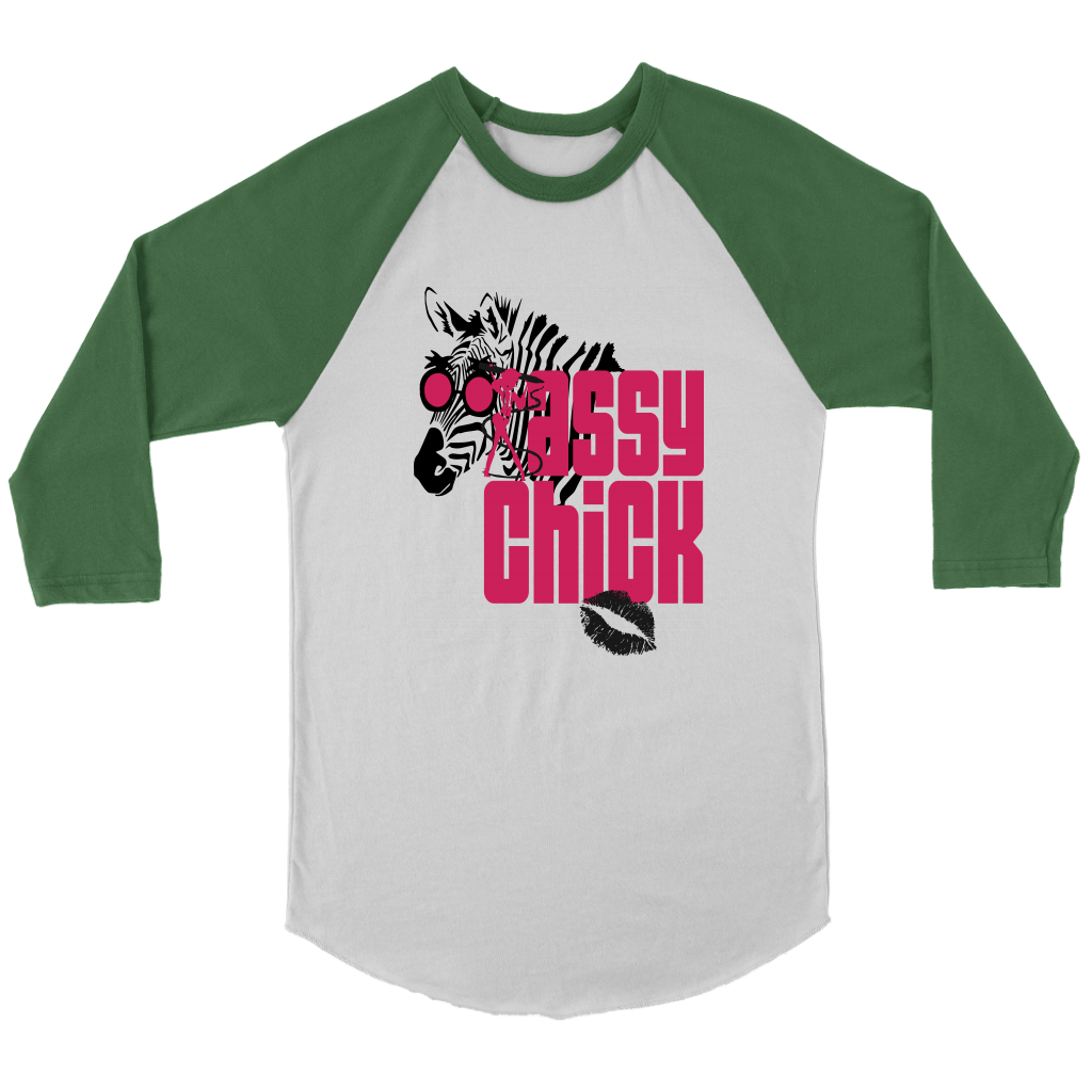 Sassy Zebra Women's Long Sleeves-Green | Shop Sassy Chick