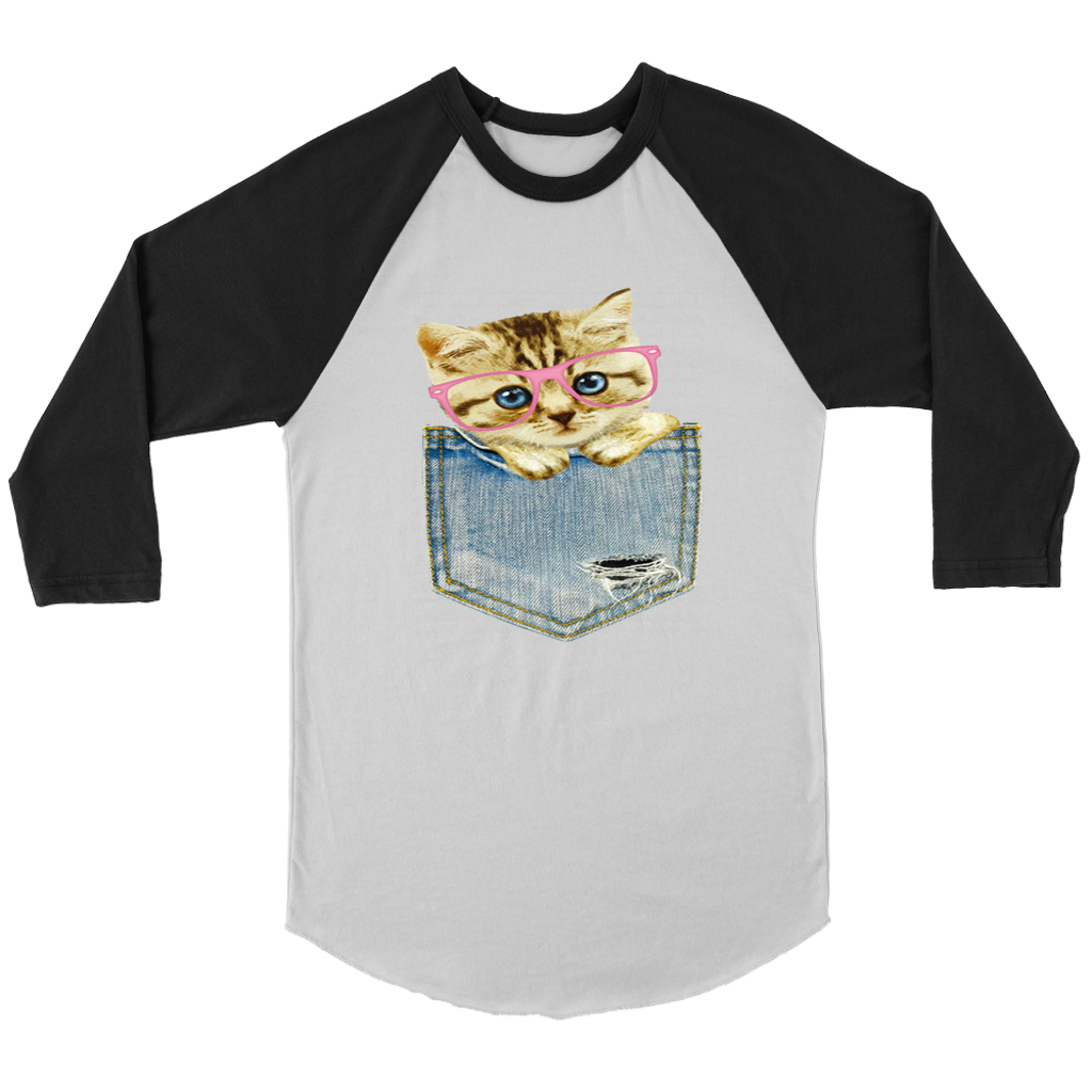 Pocket Cat Long Sleeves - Shop Sassy Chick