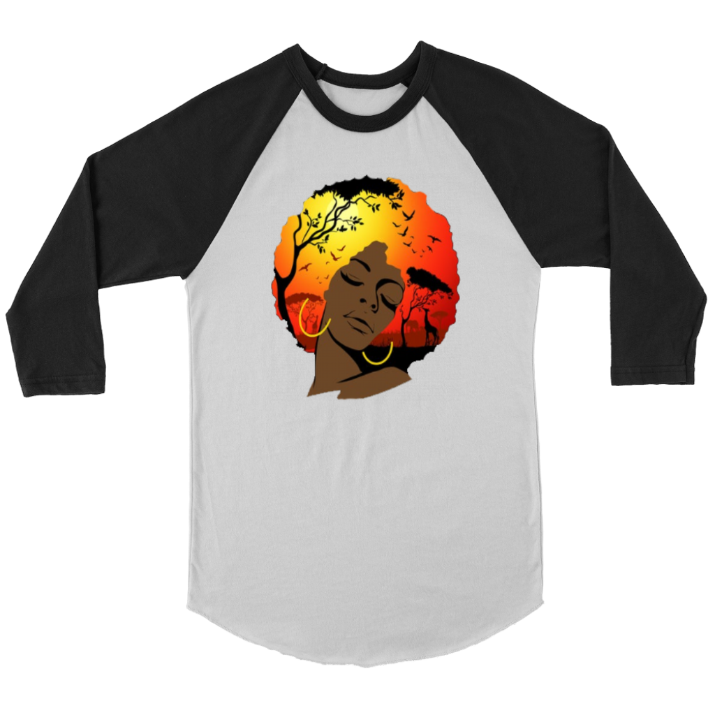Afro Lady Long Sleeves - Shop Sassy Chick