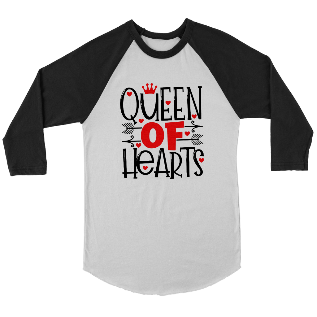 Queen Of Hearts Long Sleeves - Shop Sassy Chick