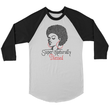 Long Sleeve Super Natural Blessed - Black | Shop Sassy Chick