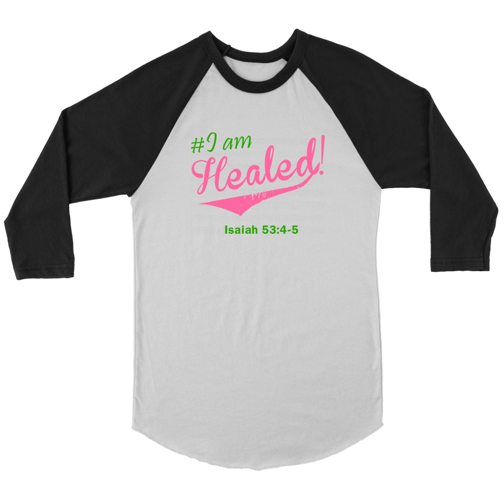 I am Healed Women's Long Sleeve - Black | Shop Sassy Chick