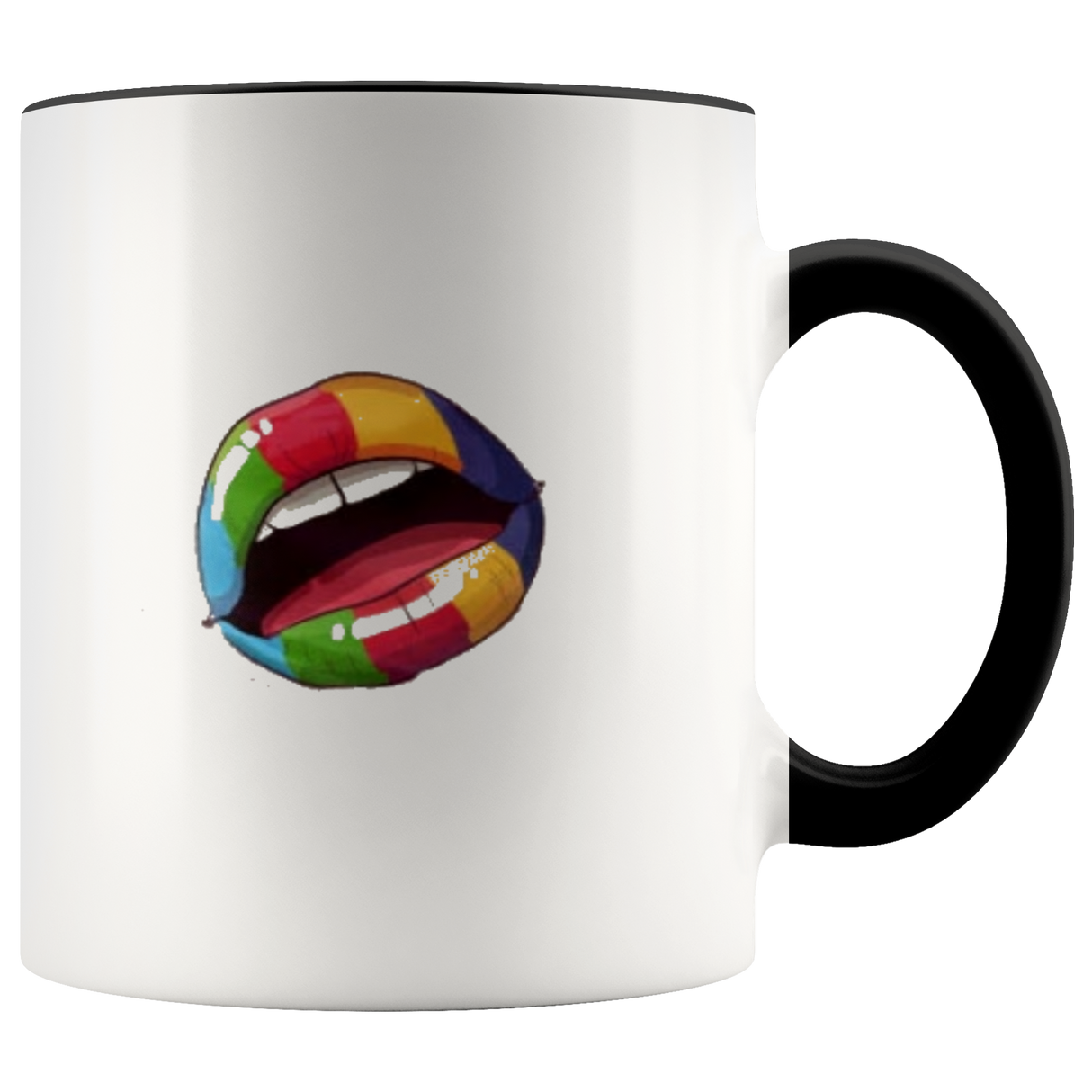 Rainbow  Lips Coffee Mug - Shop Sassy Chick