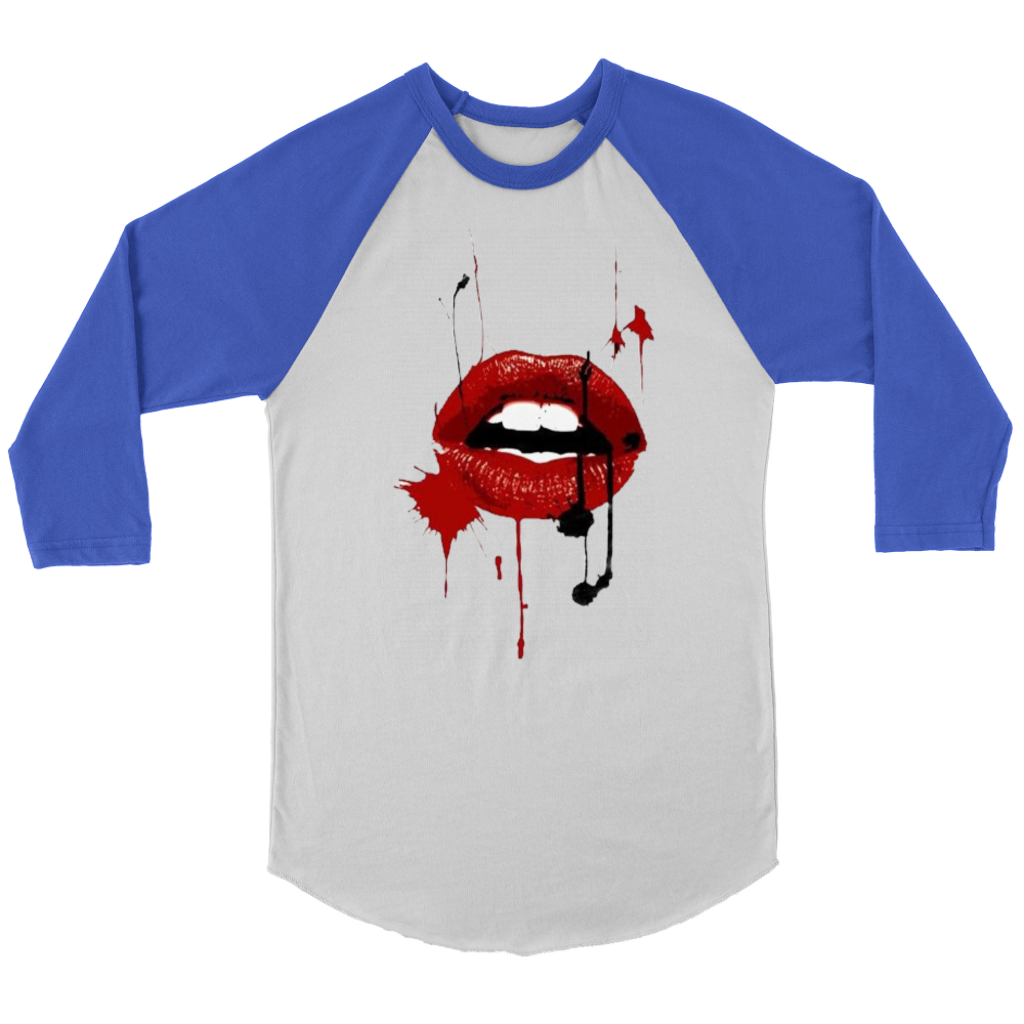 Black Red Lips Long Sleeves - Shop Sassy Chick