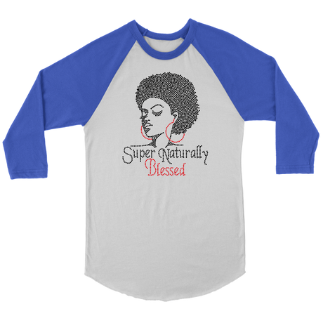 Long Sleeve Super Natural Blessed - Blue | Shop Sassy Chick