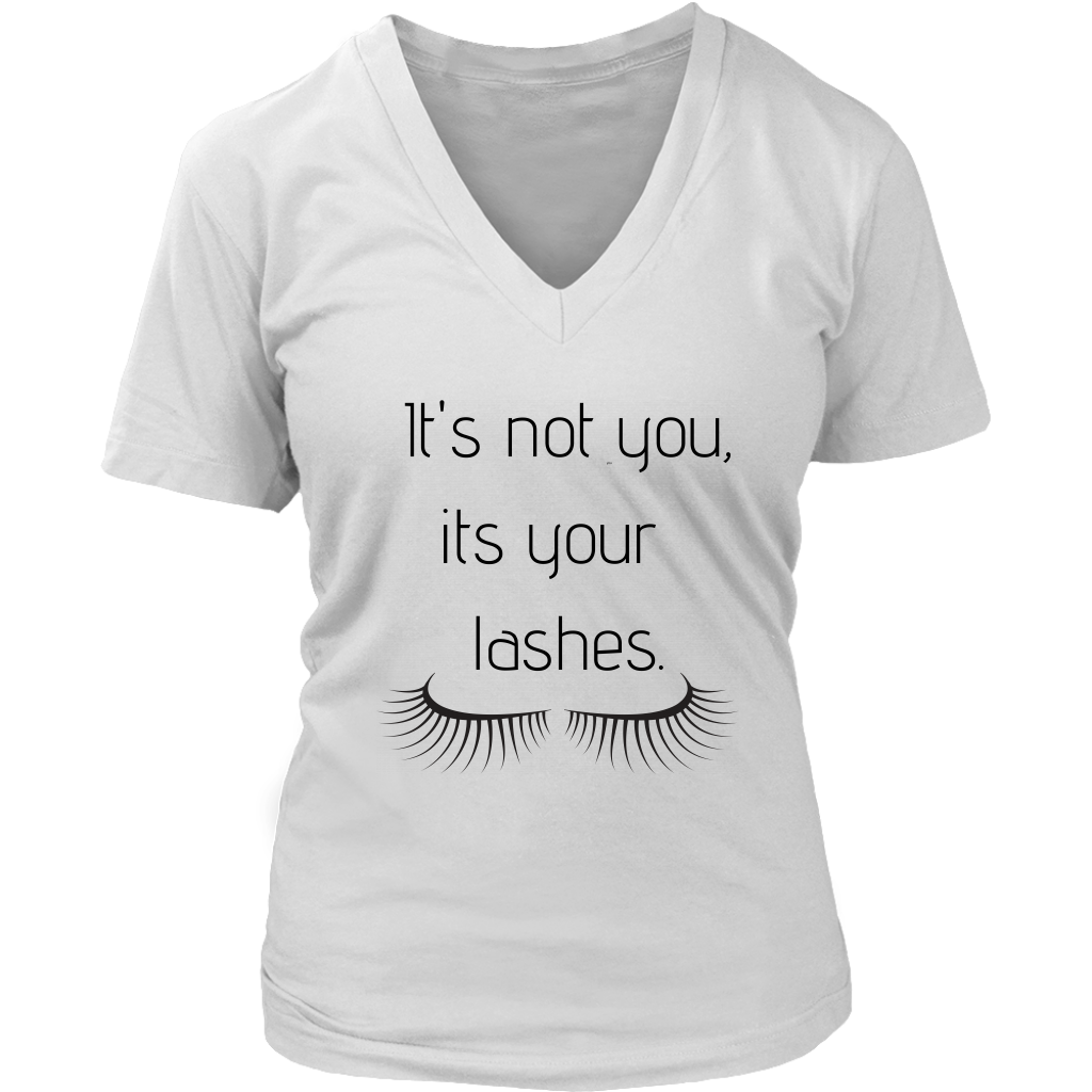 It's Not You Women's V- Neck Tee -White | Shop Sassy Chick