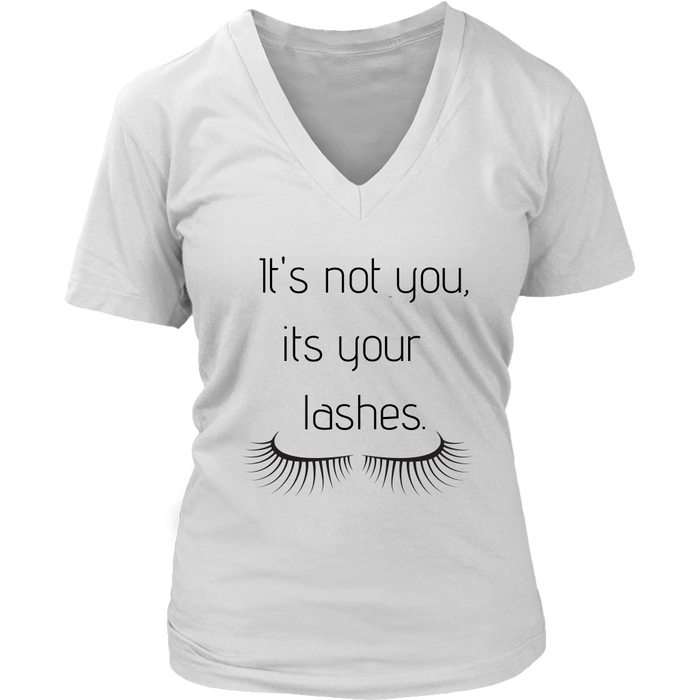 It's Not You Women's V- Neck Tee -White | Shop Sassy Chick