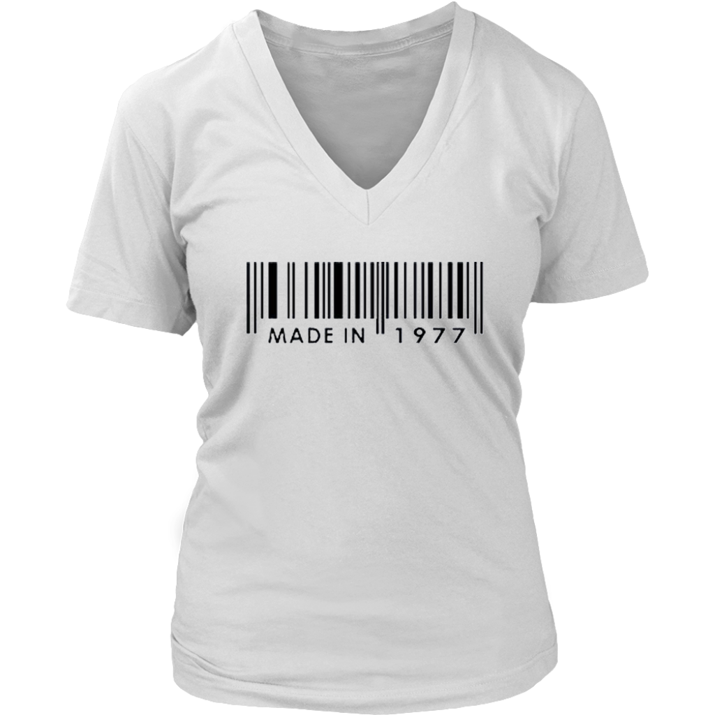 Made In 1977 V-Neck - Shop Sassy Chick