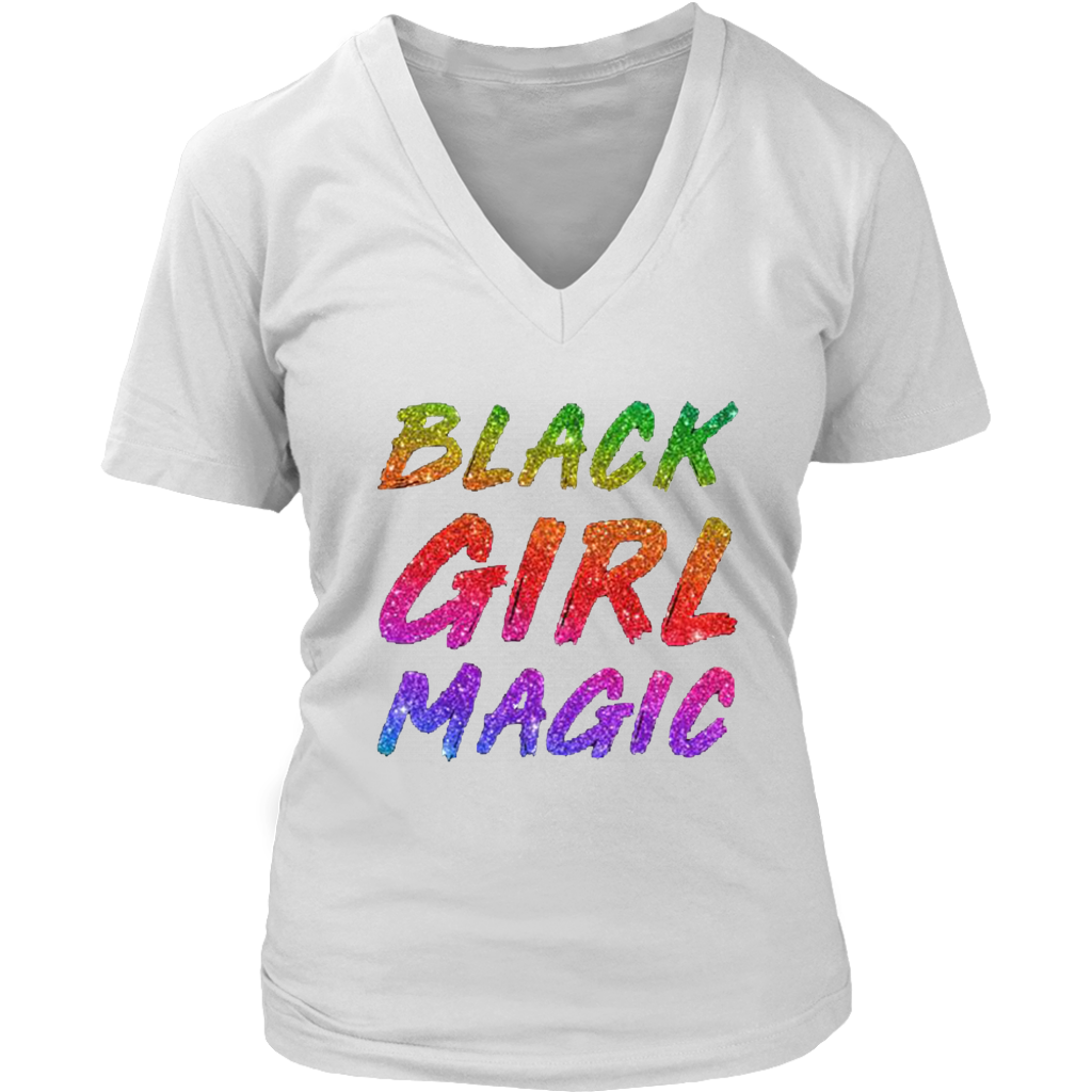 Black Girl Magic V-Neck - Shop Sassy Chick