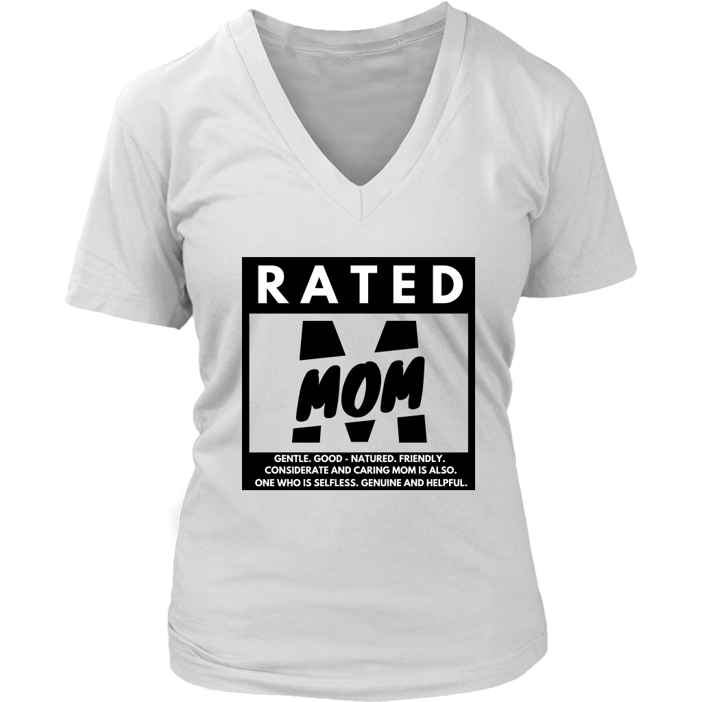 Rated Mom V-necks - Shop Sassy Chick