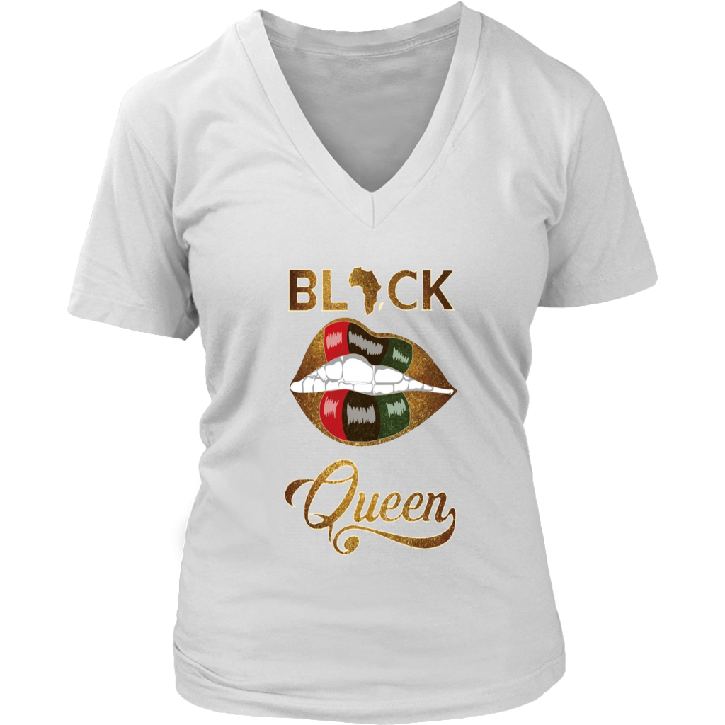 BLCK Queen V-Neck - Shop Sassy Chick