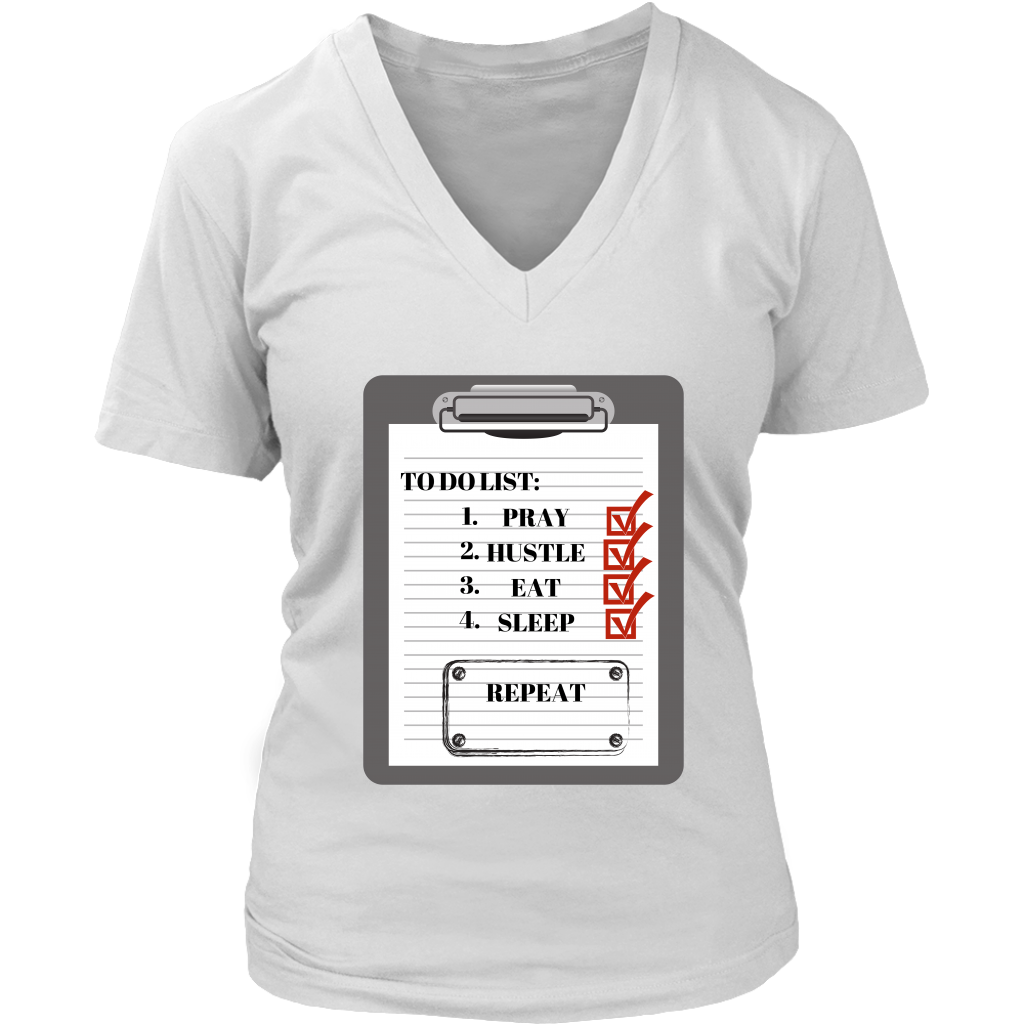 To Do List V-Neck Tee - Shop Sassy Chick