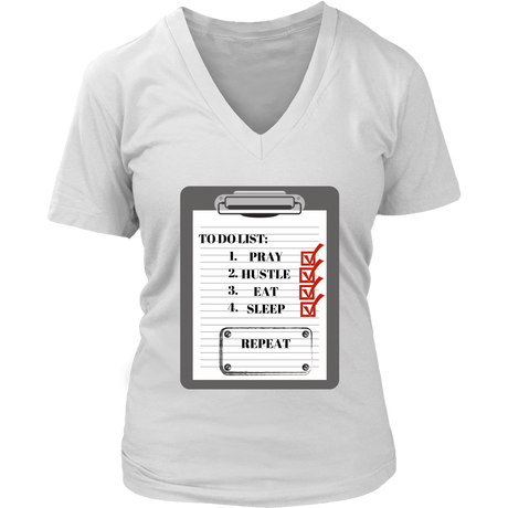 To Do List V-Neck Tee - Shop Sassy Chick