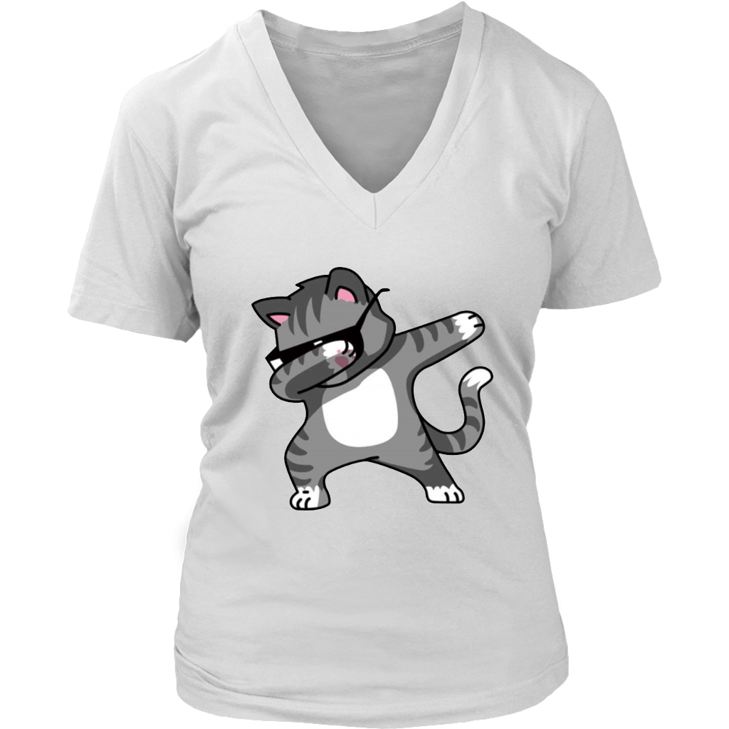 DAB CAT V-Neck - Shop Sassy Chick