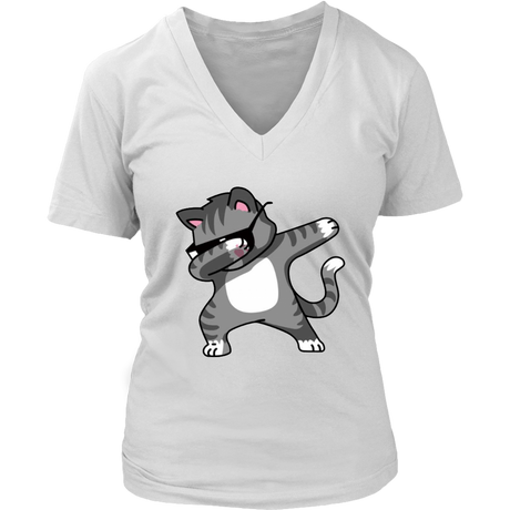 DAB CAT V-Neck - Shop Sassy Chick
