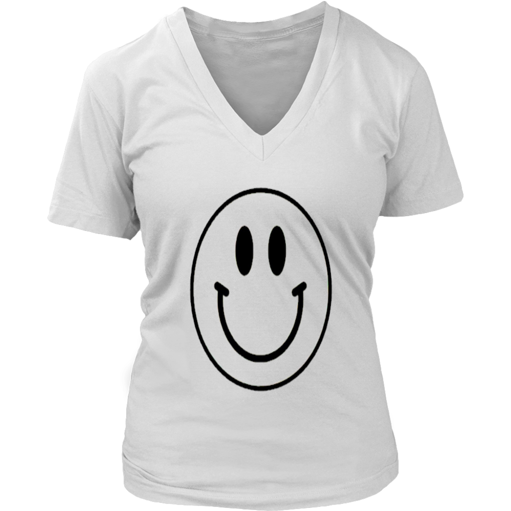Smiley V-Neck - Shop Sassy Chick