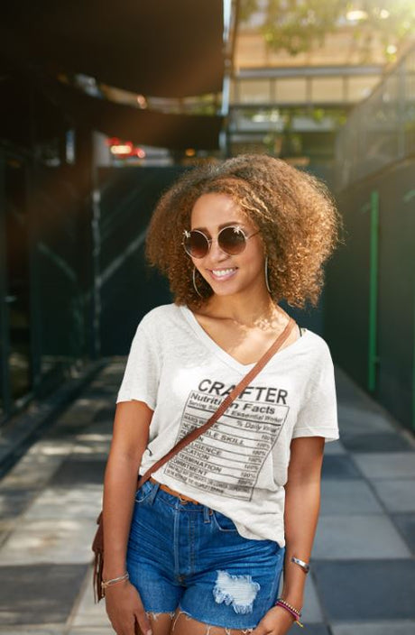 Crafter Women's V-neck Shirt - Shop Sassy Chick