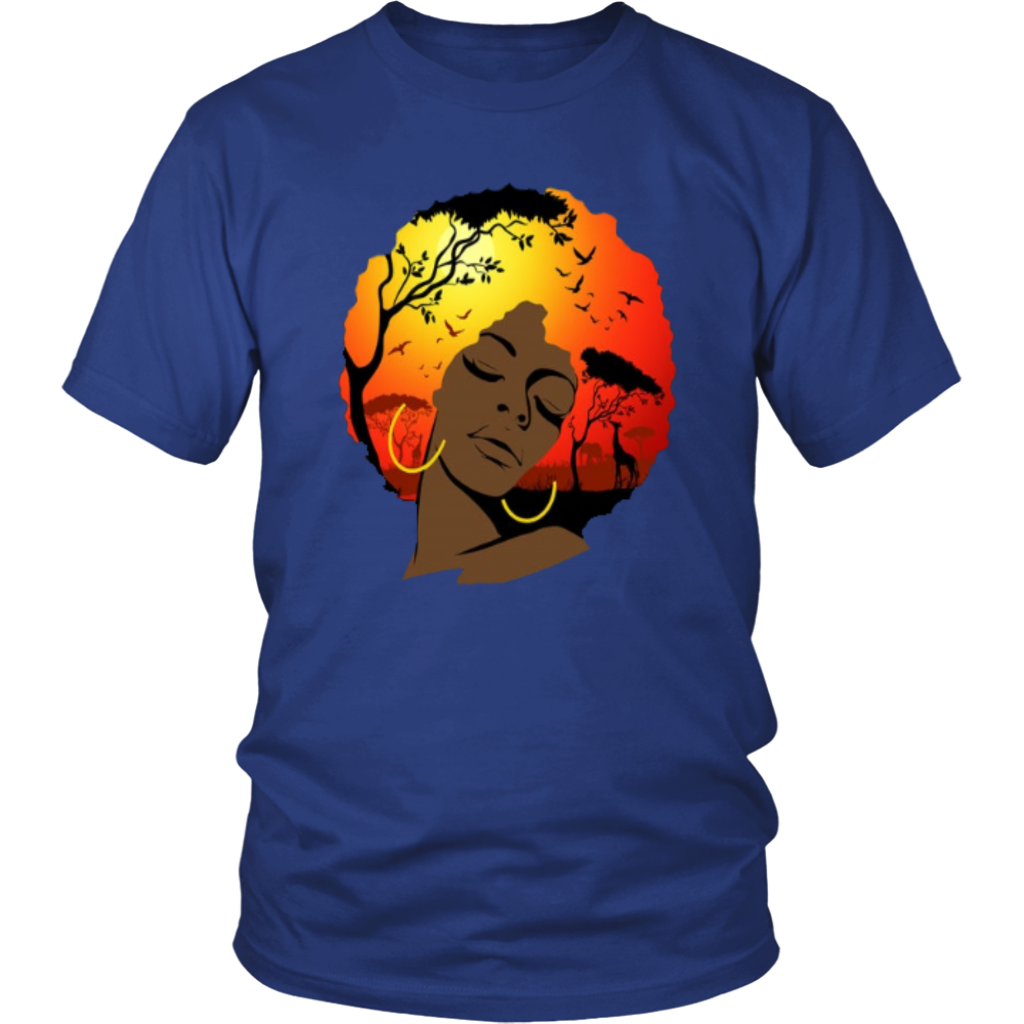 Afro Lady T-Shirt - Shop Sassy Chick
