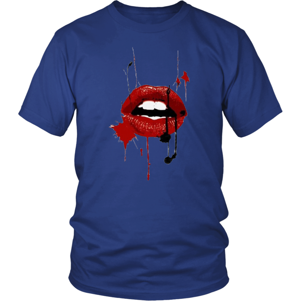 Black Red Lips T-Shirt - Shop Sassy Chick