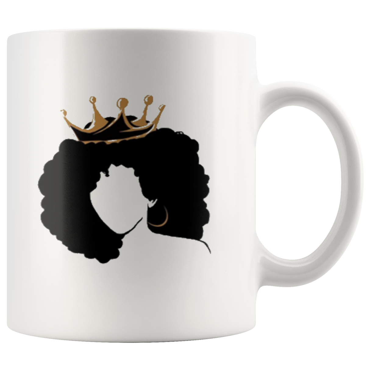 Lady Queen Afro Coffee Mug - Shop Sassy Chick
