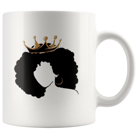 Lady Queen Afro Coffee Mug - Shop Sassy Chick