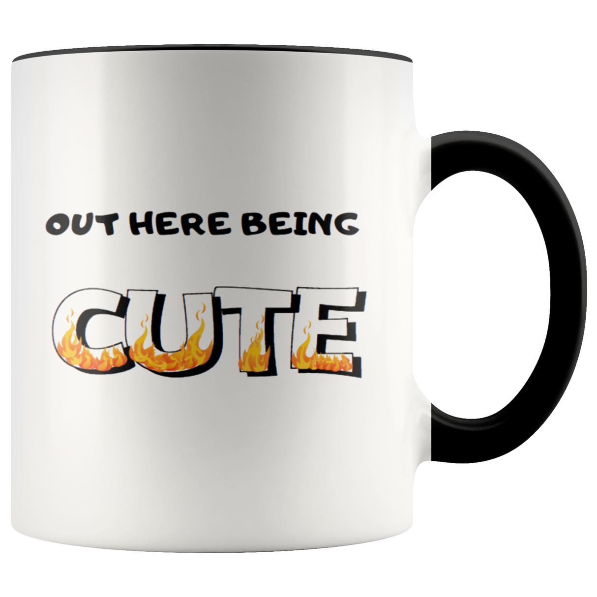 Our Here Being Cute Coffee Muc - Shop Sassy Chick