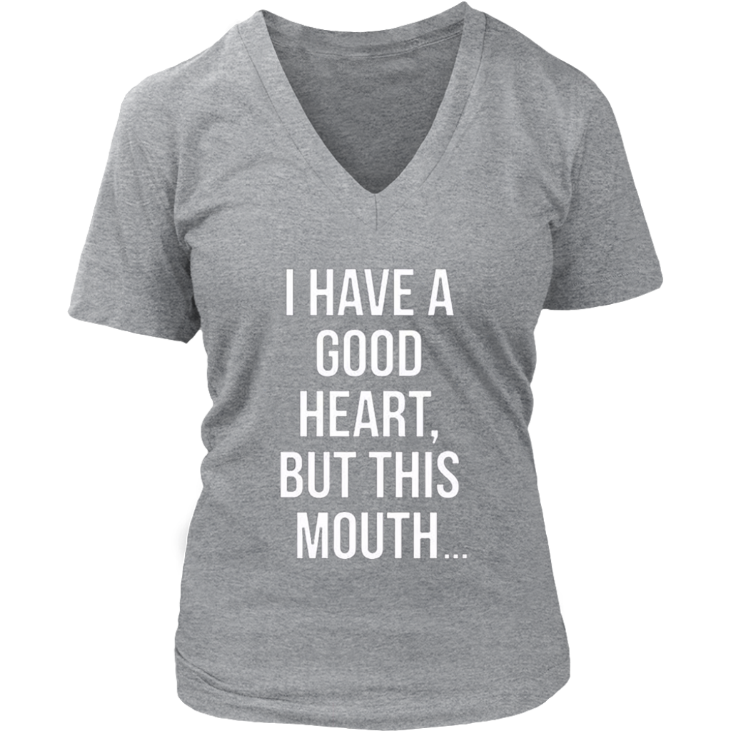 Good Heart V-Neck - Shop Sassy Chick