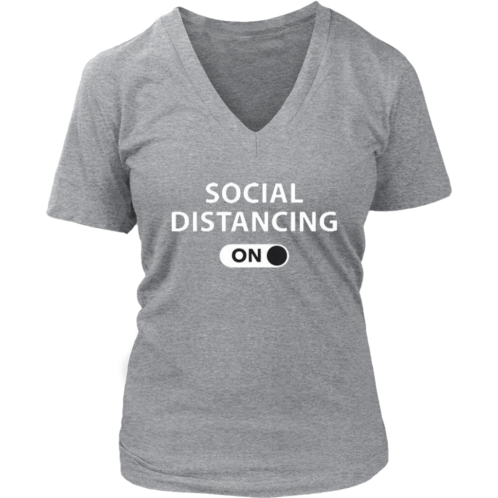 Social Distancing V-Neck - Shop Sassy Chick