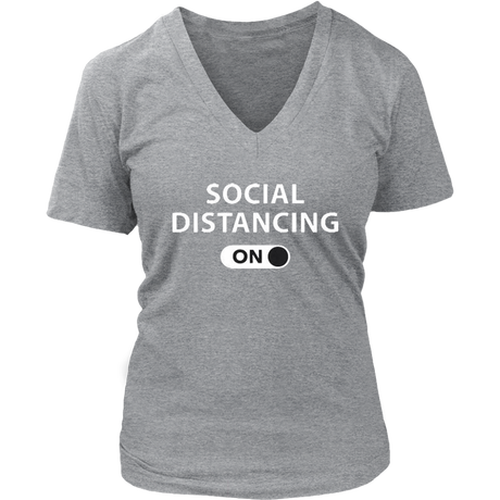 Social Distancing V-Neck - Shop Sassy Chick