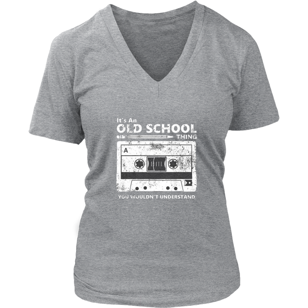 Old School Thing V-Neck - Shop Sassy Chick