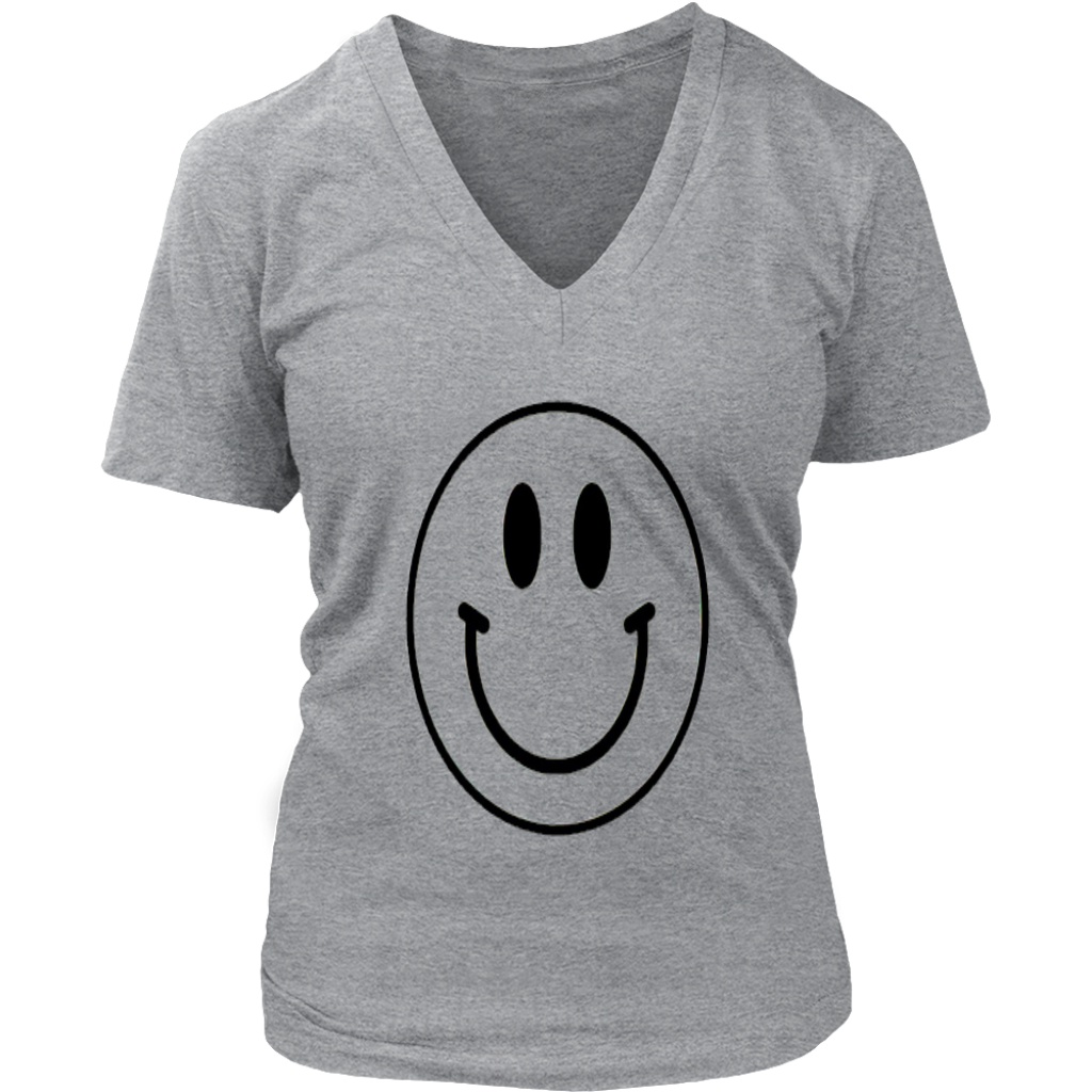 Smiley V-Neck - Shop Sassy Chick