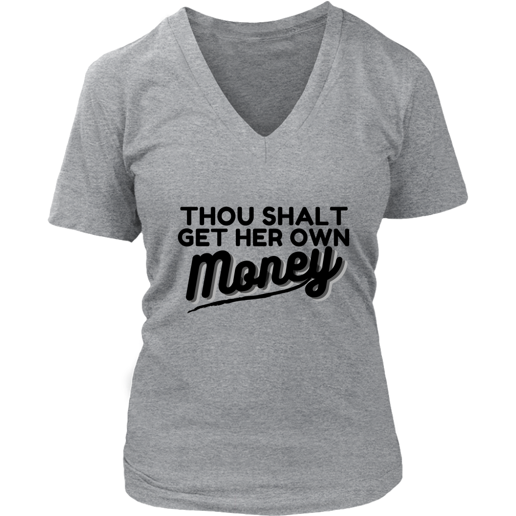 Thou Shalt V-Neck - Shop Sassy Chick