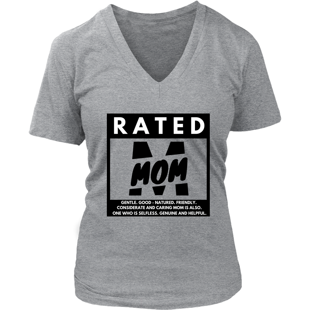Rated Mom V-necks - Shop Sassy Chick